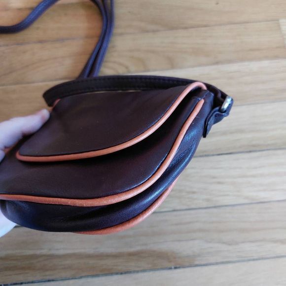 Osgoode Marley Cindy Mini Flap Leather Crossbody Purse - Picture 6 of 10